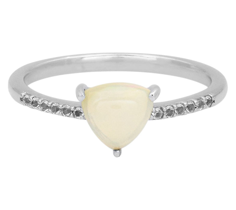 Affinity Gems Ethiopian Opal & Topaz Ring, Sterling Silver — View 2