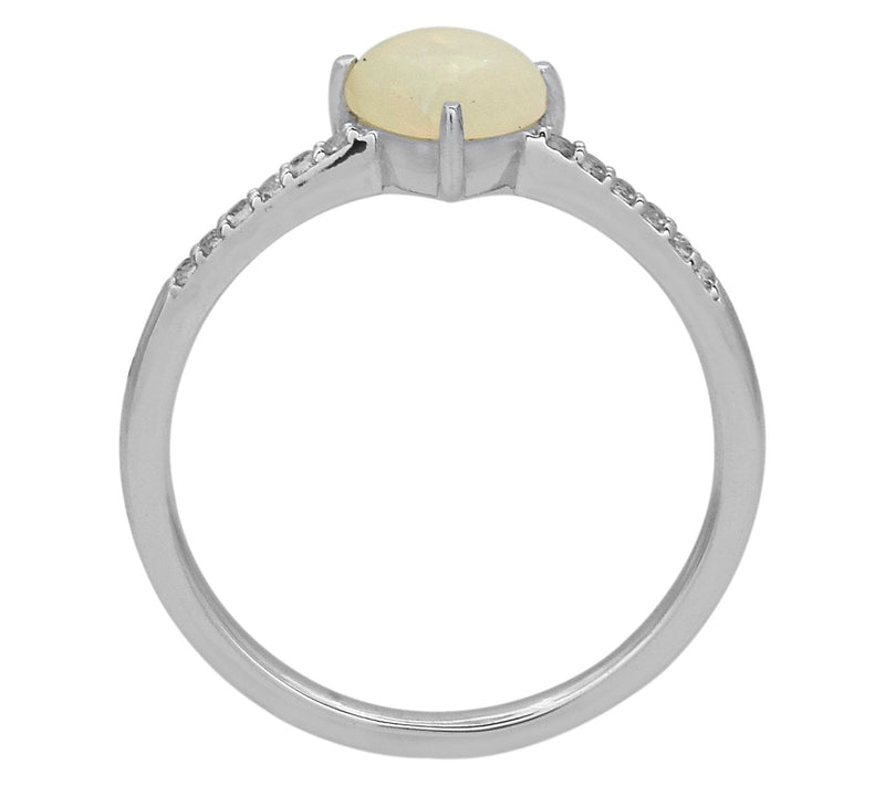 Affinity Gems Ethiopian Opal & Topaz Ring, Sterling Silver — View 5