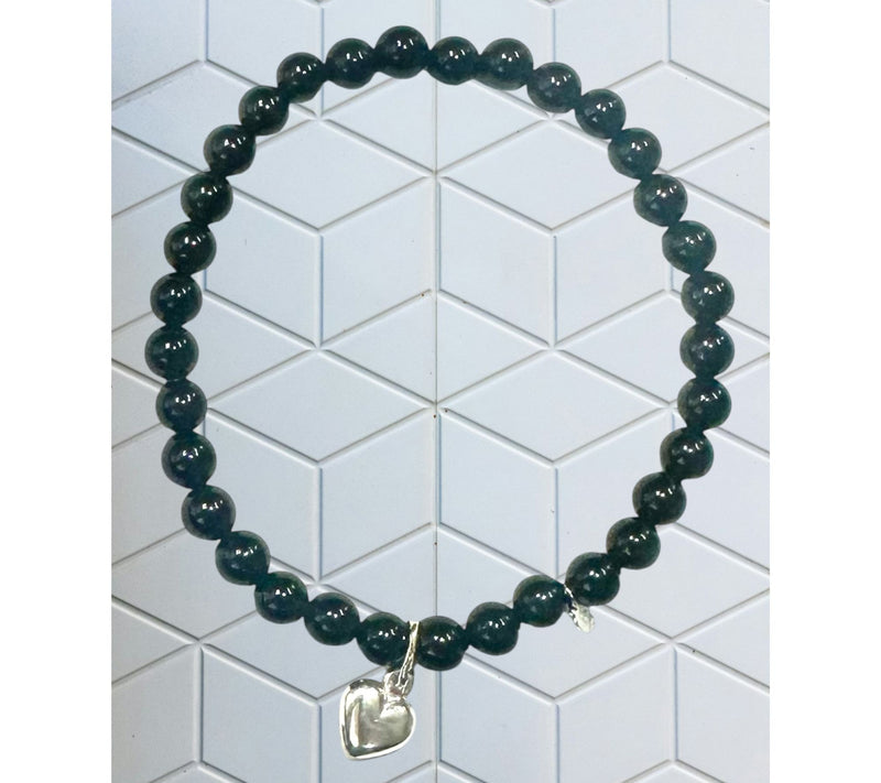 Alkeme Sterling Silver Onyx Charm Bracelet — View 8