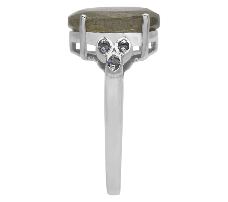 Affinity Gems Labradorite & Iolite Ring, Sterling Silver — View 4