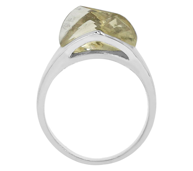 Affinity Gems Lemon Quartz Solitaire Ring, Sterling — View 5