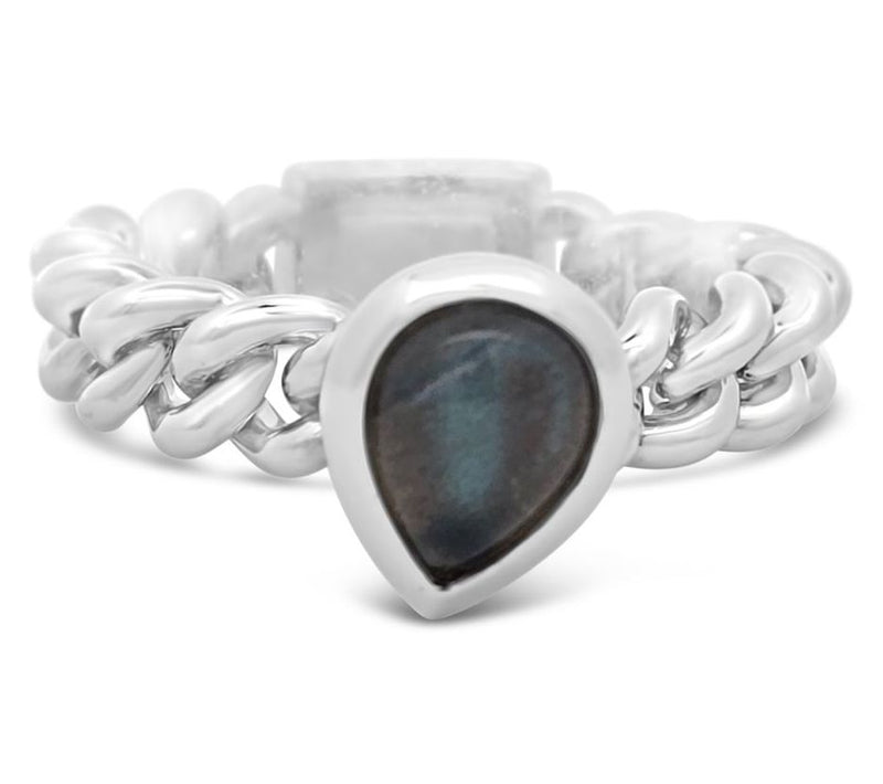 Margo Manhattan Sterling Gemstone Rayn Ring — View 9