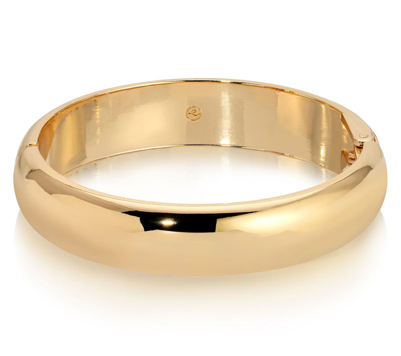 Ettika Bold Polished Hinged Bangle — View 6