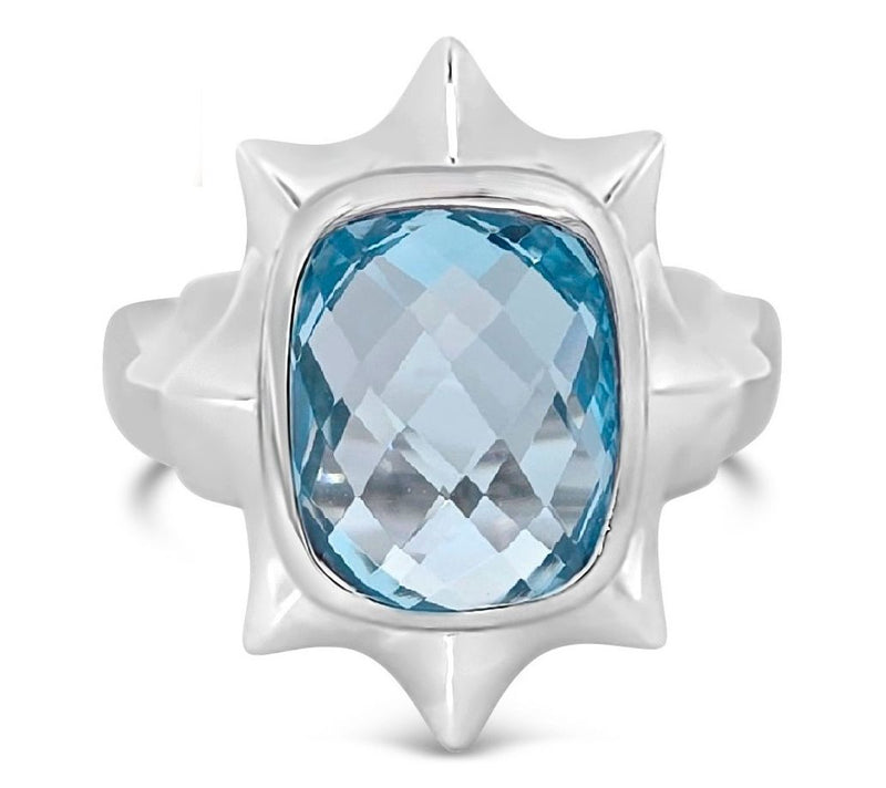 Margo Manhattan Sterling Gemstone Ella Ring — Main view