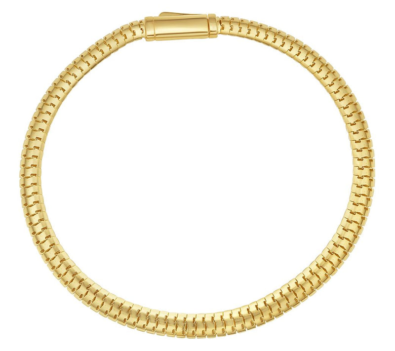 Snake Chain 7-1/2" Bracelet, 14K Gold — Main view