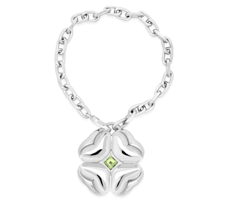 Margo Manhattan Sterling Peridot Cleo Bracelet — View 2