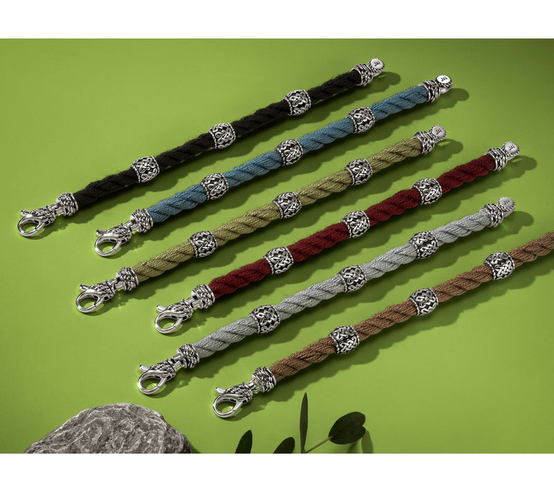JAI Ireland Sterling Silver Sailors Knot Station Cara Rope Bracelet — View 16