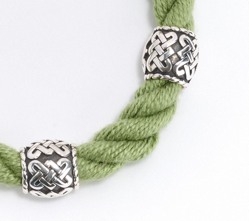 JAI Ireland Sterling Silver Sailors Knot Station Cara Rope Bracelet — View 14