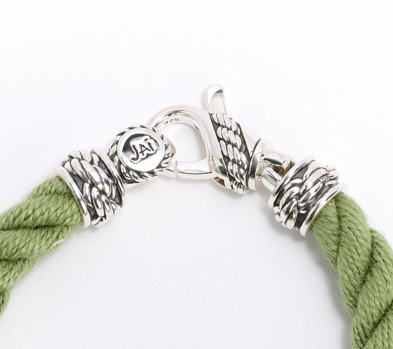 JAI Ireland Sterling Silver Sailors Knot Station Cara Rope Bracelet — View 15
