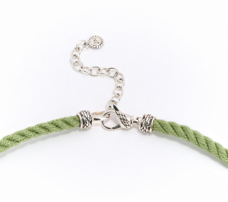 JAI Ireland Sterling Silver Cara Rope Cord 18" Necklace — View 15