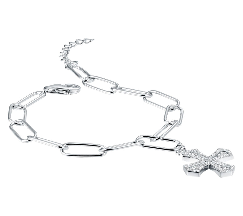 Diamonique x Jennifer Miller Symbol Charm Bracelet, Sterling — View 4