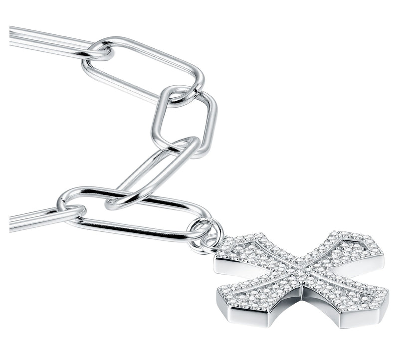 Diamonique x Jennifer Miller Symbol Charm Bracelet, Sterling — View 2