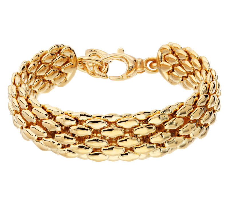 David Markstein Mesh Bracelet, 14K Gold Over Resin — View 5