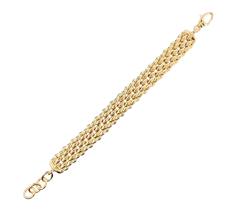 David Markstein Mesh Bracelet, 14K Gold Over Resin — View 2