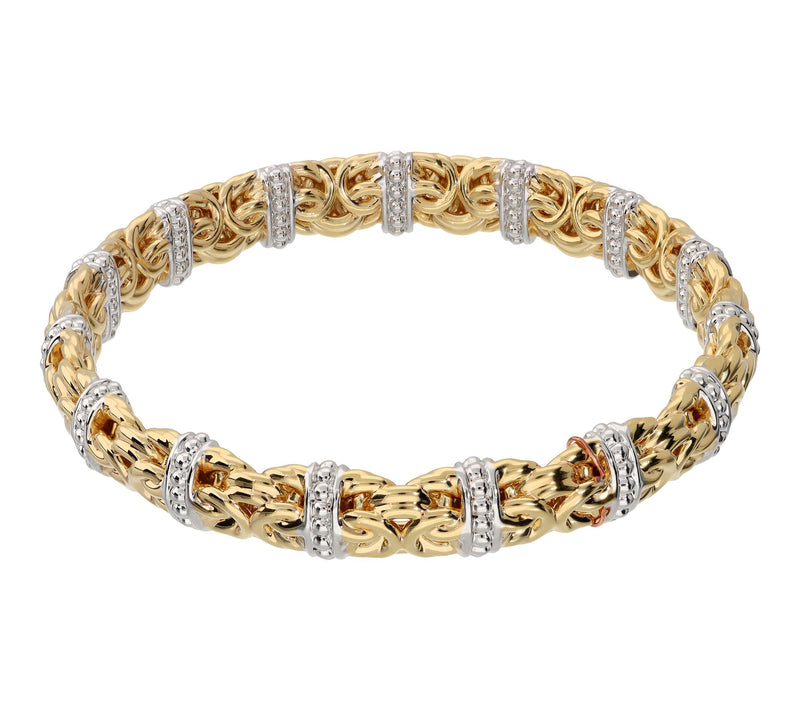 David Markstein Byzantine Bangle, 14K Gold OverResin — Main view