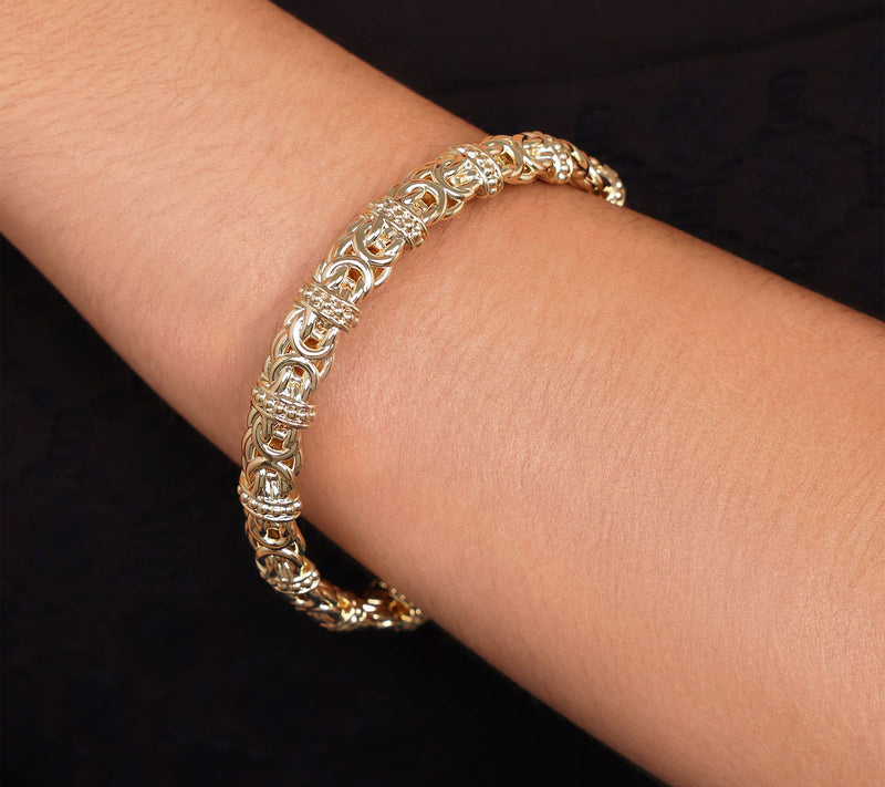 David Markstein Byzantine Bangle, 14K Gold OverResin — View 3