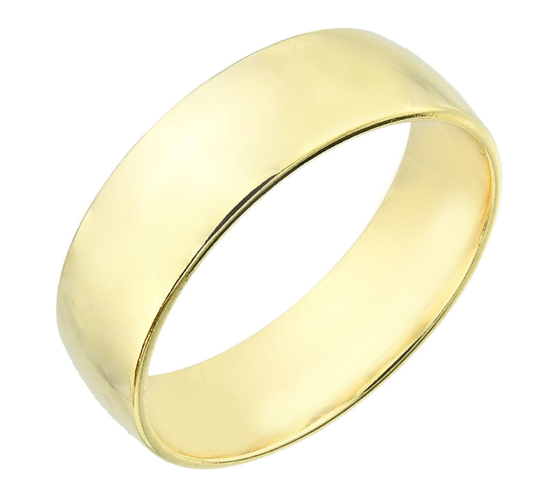 Silver Style 6mm Solid Polished Band Ring, Sterling — View 2
