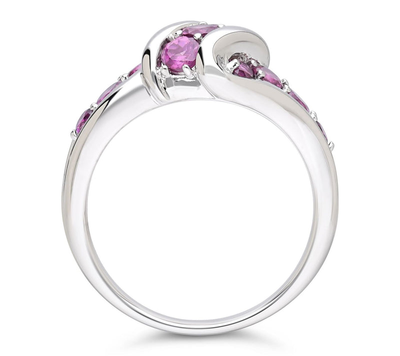 Ariva Sterling Silver Rhodolite Ellie Ring — View 2