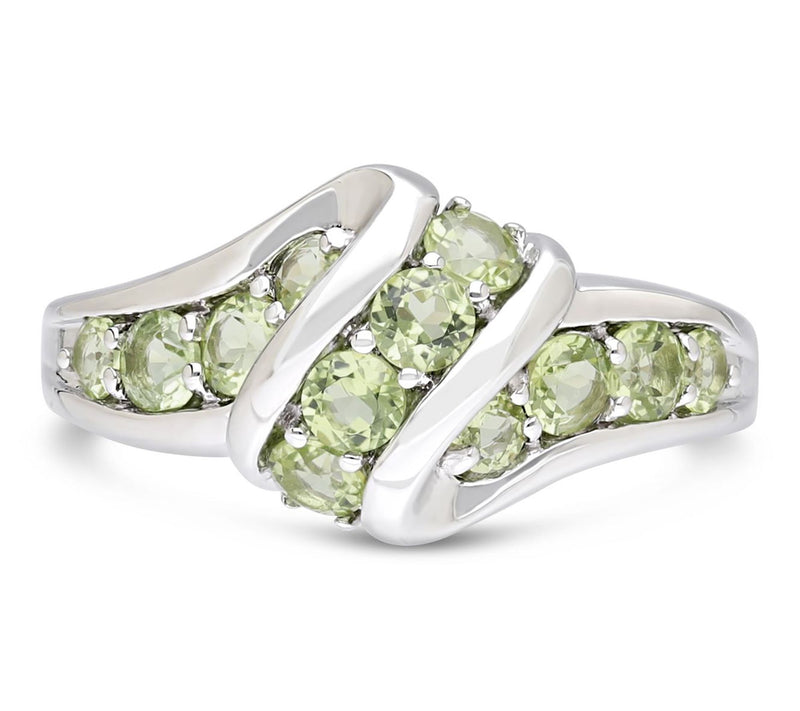 Ariva Sterling Silver Peridot Ellie Ring — Main view