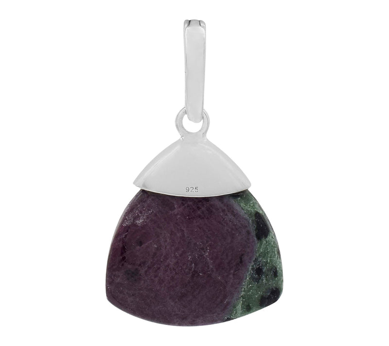Affinity Gems Ruby Zoisite Vario Bail Pendant,Sterling Silver — View 4
