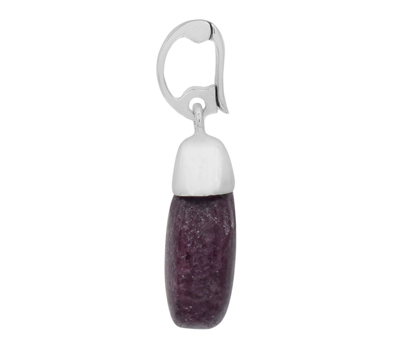 Affinity Gems Ruby Zoisite Vario Bail Pendant,Sterling Silver — View 3