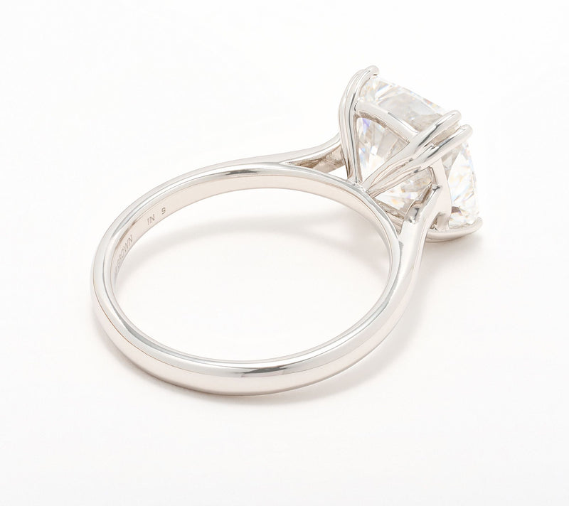 Fire Light Lab Grown Diamond 5.00 cttw Ring, 14K White Gold — View 2