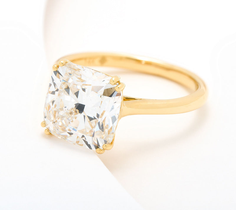 Fire Light Lab Grown Diamond 5.00 cttw Ring, 14K Yellow Gold — Main view