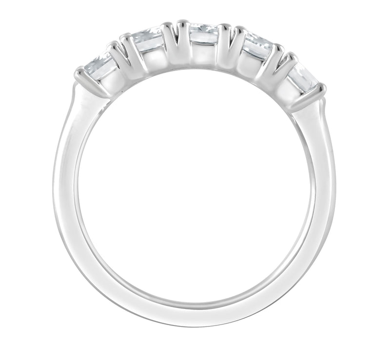 Fire Light 3.00 cttw Lab Grown Diamond 5-Stone Ring, 14K Gold — View 4