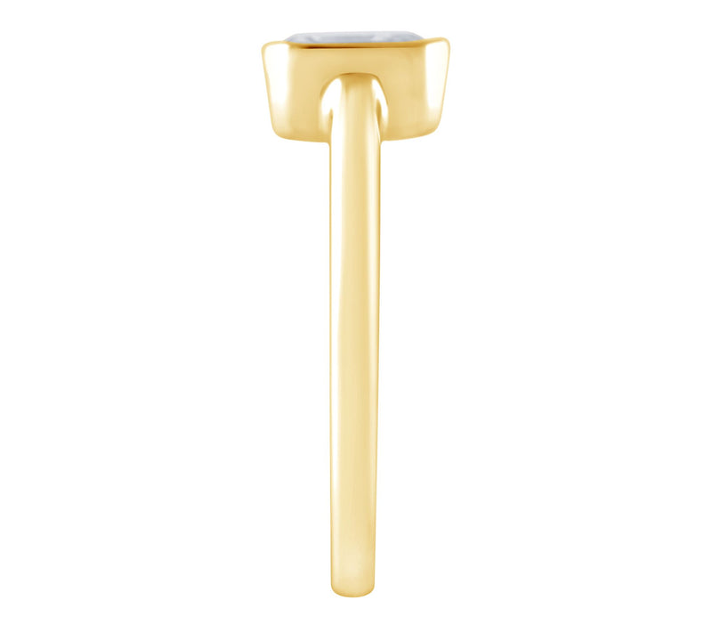 Fire Light 0.75 cttw Lab Grown Diamond Solitair e Ring, 14K — View 2