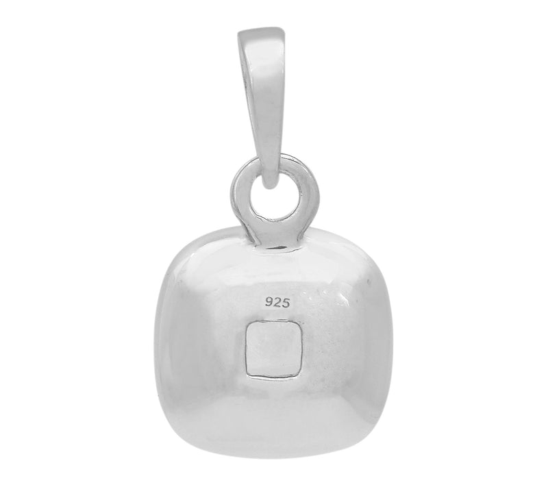 Affinity Gems Rainbow Moonstone Solitaire Pendant, Sterling — View 4
