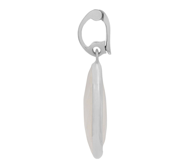 Affinity Gems Oval Rainbow Moonstone Pendant, Sterling — View 3