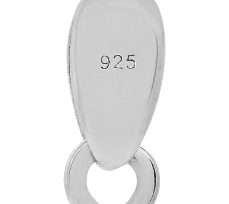 Affinity Gems Blue Coated Quartz Pendant, Sterling Silver — View 5