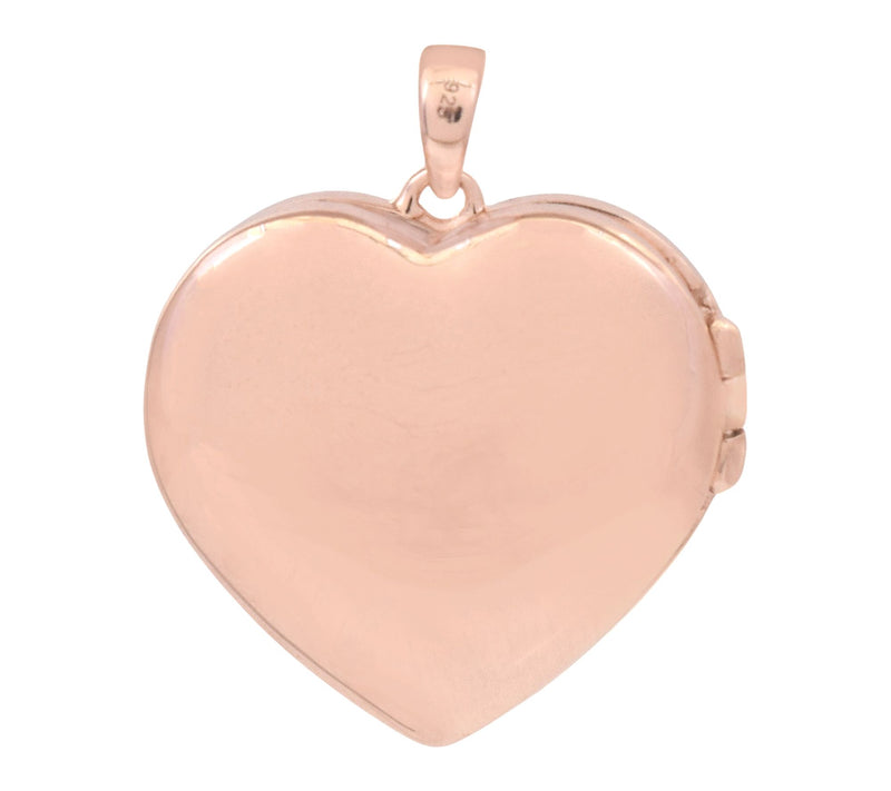 Affinity Diamonds & Morganite Heart Locket, 14KRose Plated — View 4