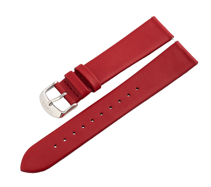 Timex x Kevin O'Leary Signature Red Leather Watch Strap — Main view