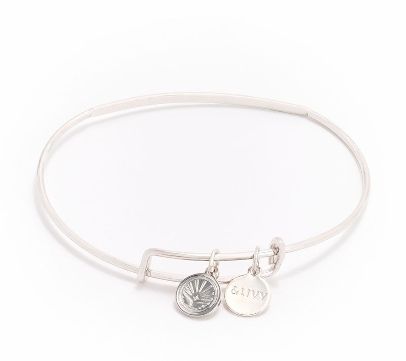 Divinely Guided by Theresa Caputo Posy Bracelet, Silvertone — View 2
