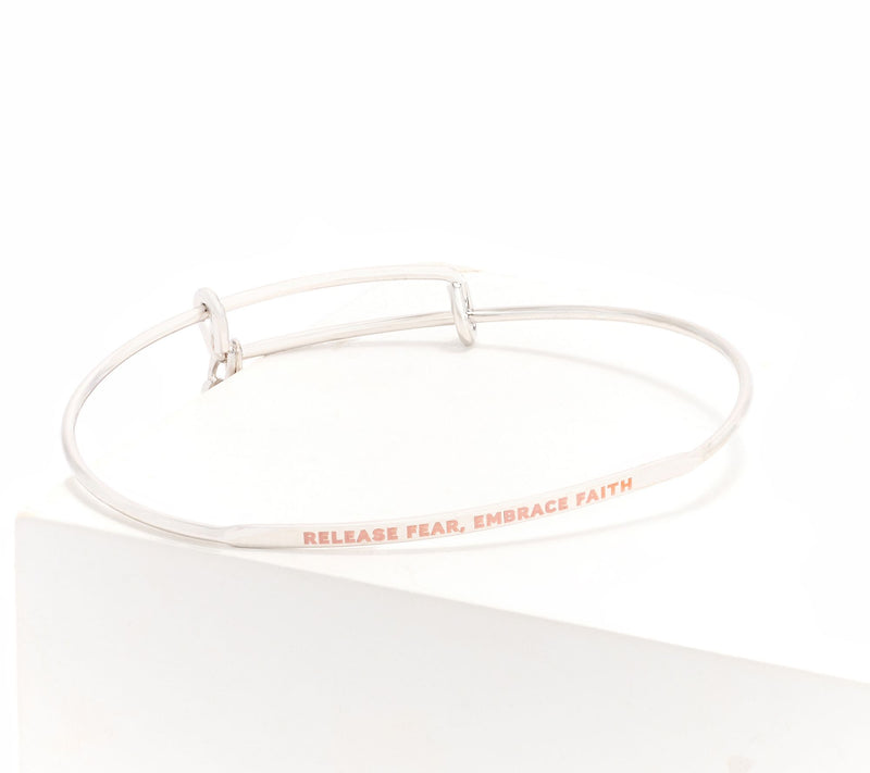Divinely Guided by Theresa Caputo Posy Bracelet, Silvertone — Main view