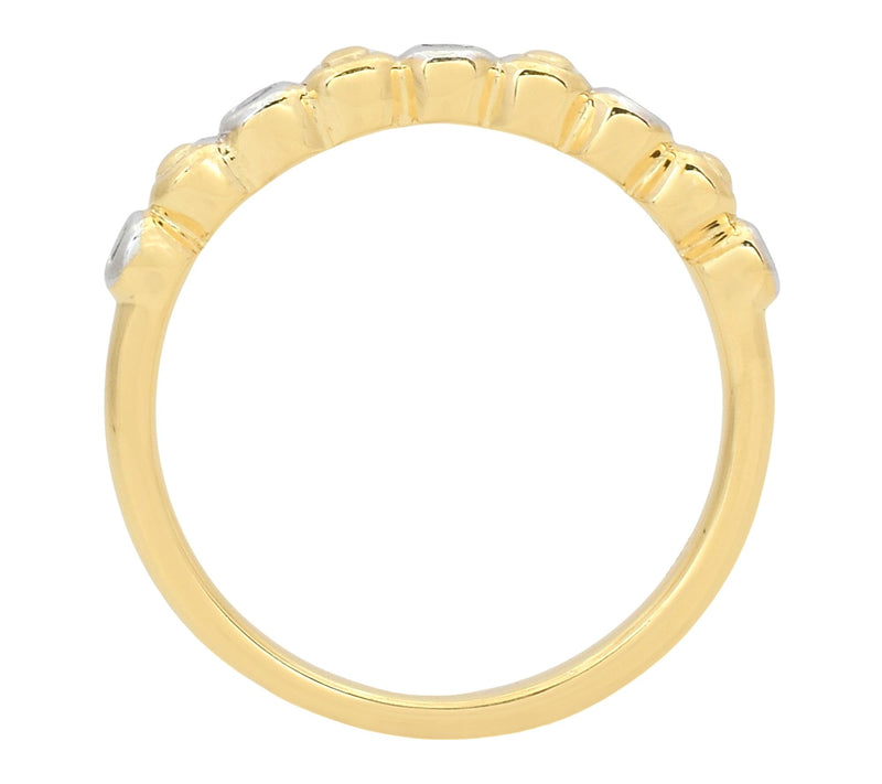 Affinity Diamonds 5-Stone Accent Ring, 14K GoldPlated — View 5