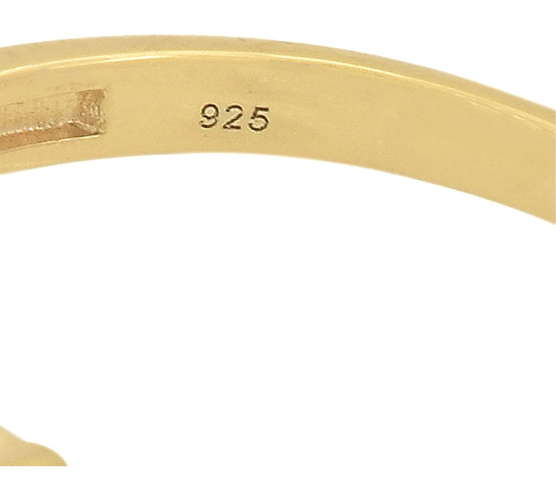 Affinity Diamonds Moonstone & Diamond 14K GoldPlated Ring — View 6