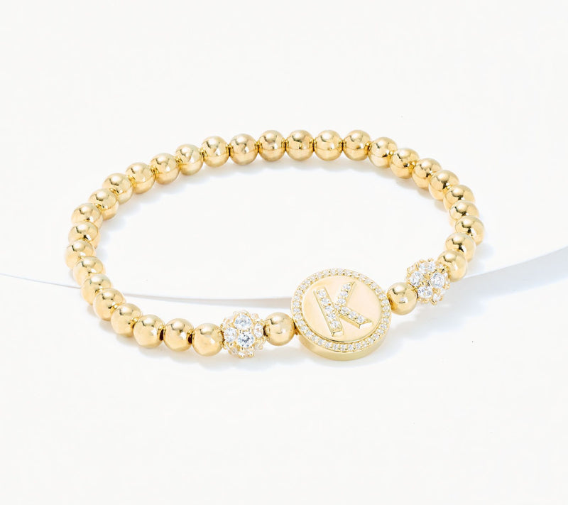 Diamonique x Kathy Levine All Mine Bracelet, 14K Gold Plated — View 10