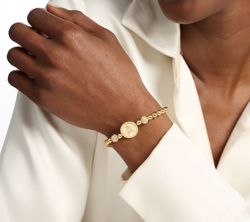 Diamonique x Kathy Levine All Mine Bracelet, 14K Gold Plated — View 30