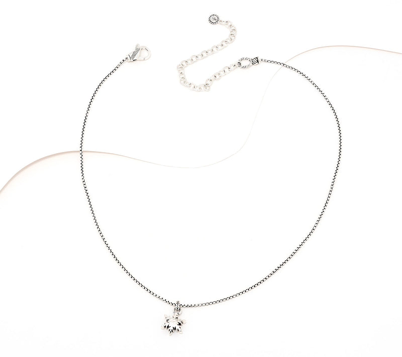 JAI Sterling Silver Baby Box Chain Symbols of Love Necklace, 10.0g — View 2