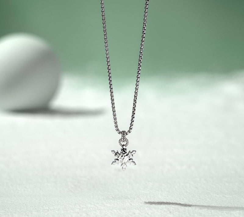 JAI Sterling Silver Baby Box Chain Symbols of Love Necklace, 10.0g — View 5
