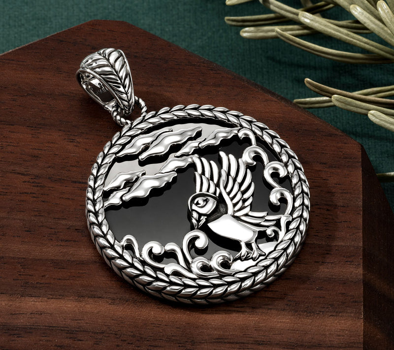 JAI Ireland Sterling Silver Gemstone Birds Of Ireland Enhancer, 14.5g — View 4