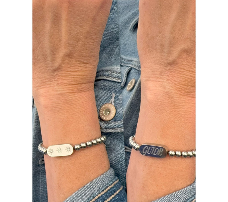 Valencia Key x Jane Treacy Guide Bracelet, Steel — View 9