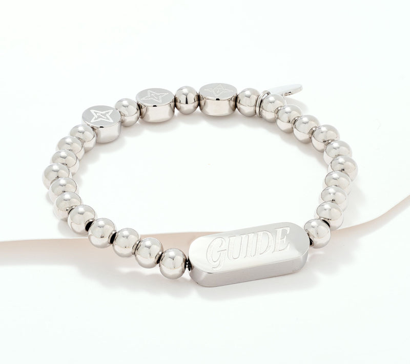 Valencia Key x Jane Treacy Guide Bracelet, Steel — View 5