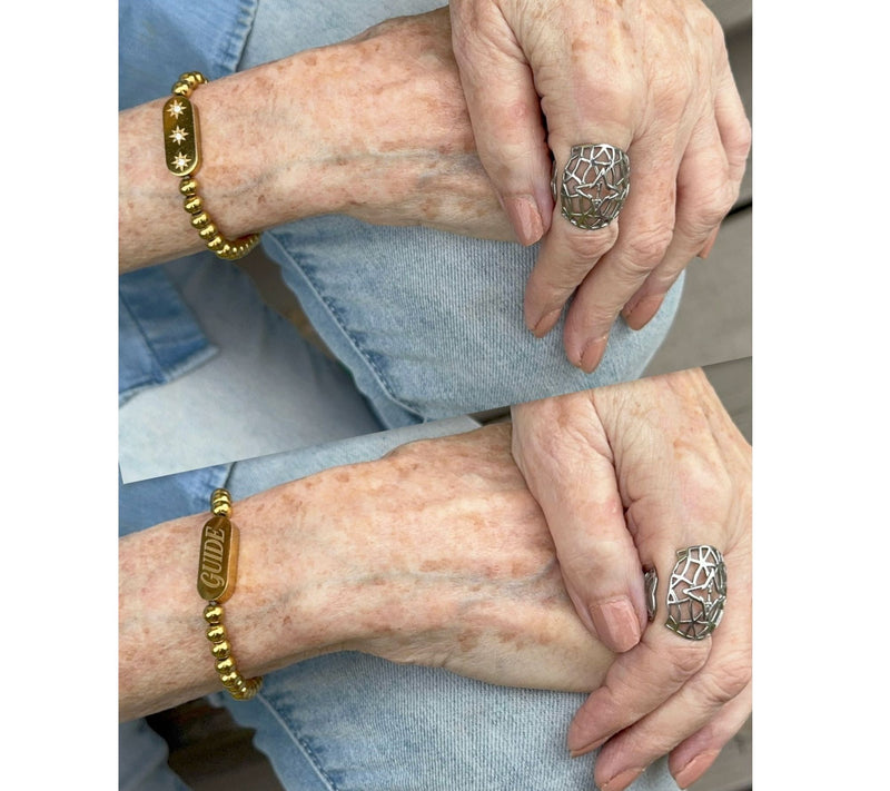 Valencia Key x Jane Treacy Guide Bracelet, Steel — View 11