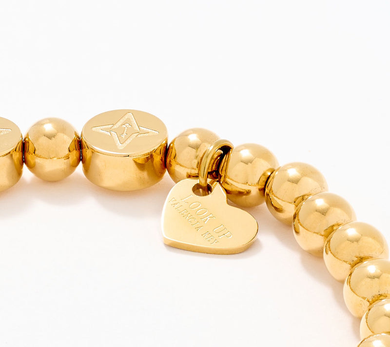 Valencia Key x Jane Treacy Guide Bracelet, Steel — View 7