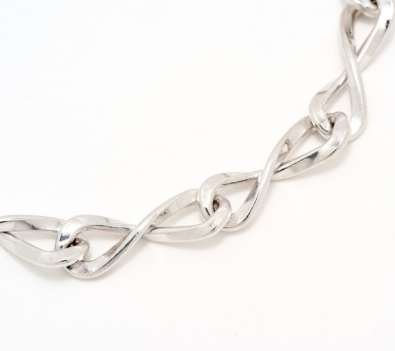 Christian James by Scott Grimes Sterling Iconic Eternity Link Bracelet 7.0g — View 2