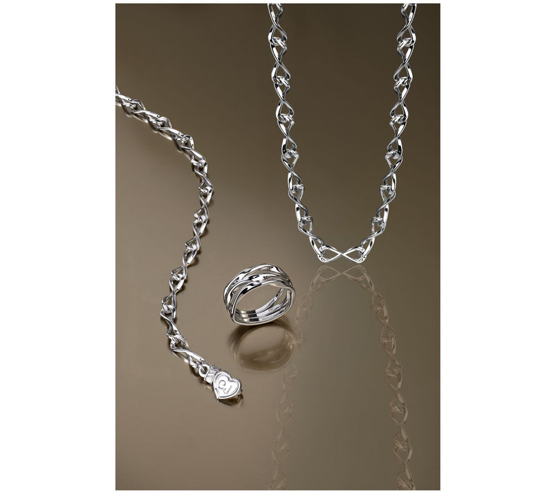 Christian James by Scott Grimes Sterling Iconic Eternity Link Bracelet 7.0g — View 4