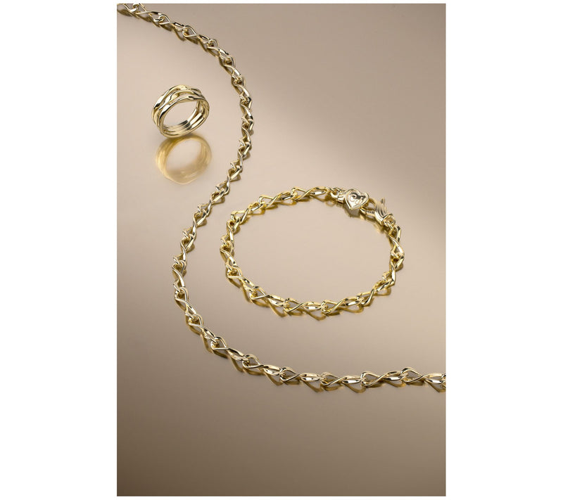 Christian James by Scott Grimes 14K Clad Iconic Eternity Link Bracelet 7.0g — View 4